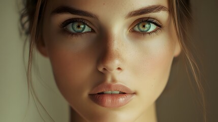face of beautiful woman. 