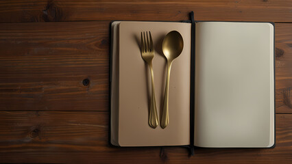 Menu Book on the Table
