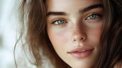 Obraz premium face of beautiful woman. 