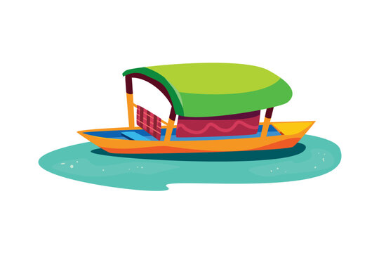 traditional houseboat for travel