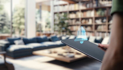 Modern Home with Virtual Notification Bell