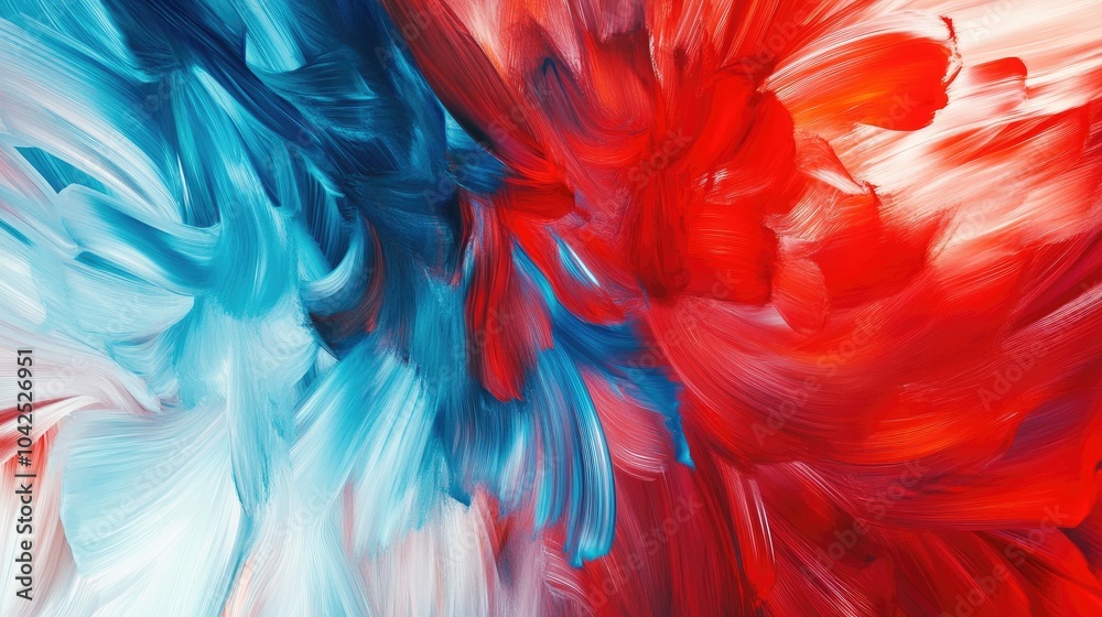 Poster dynamic abstract motion background featuring a vibrant pattern of speed colors in shades of red and 