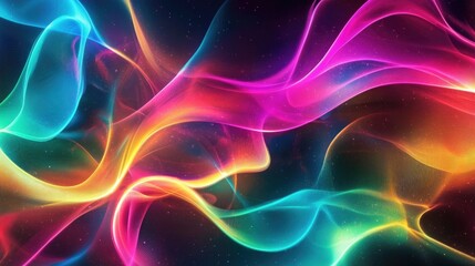 Obraz premium Neon light abstract design