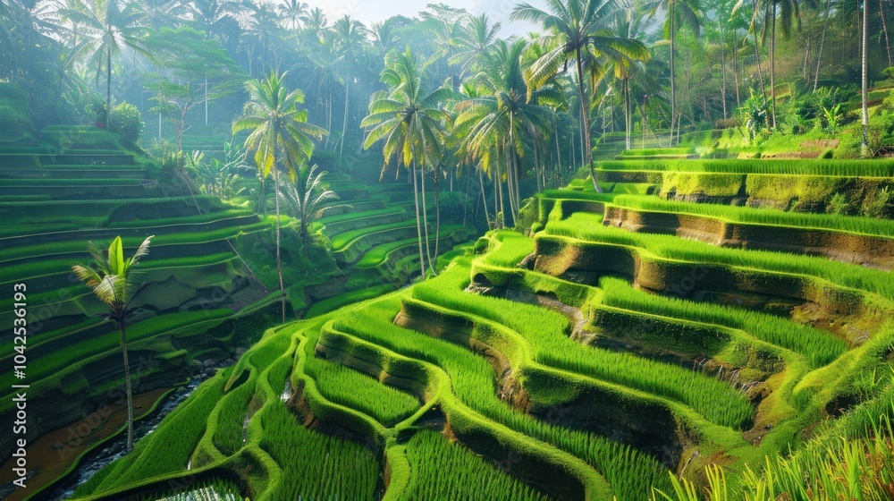 Poster Tegalalang Rice Terraces in Bali