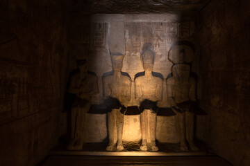 Naklejka premium Esculturas Abu Simbel