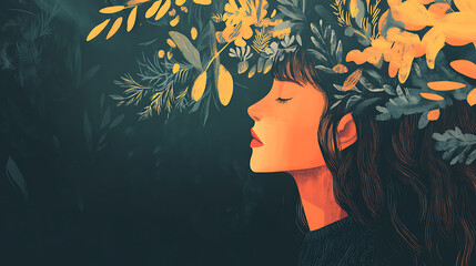 The importance of mental health care tips for taking care of yourself  illustration