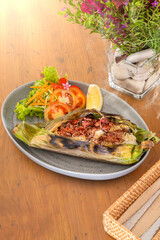 Kecombrang grill rice