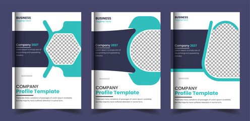 Business leaflet Corporate Book Cover Design in A4 Brochure Annual Report