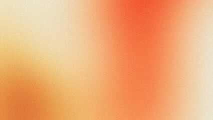 Soft warm orange color grainy gradient texture backdrop design, smooth elegant noisy gradient texture, copy space