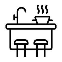 Kitchen Island Icon
