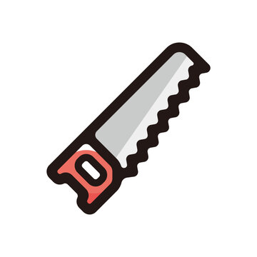 recommend clip art: Saw outline icon for graphic design, apps and websites
