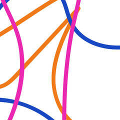Abstract Colorful Line Design