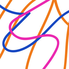 Abstract Colorful Line Design