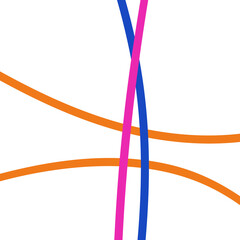 Abstract Colorful Line Design