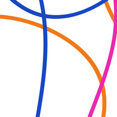 Abstract Colorful Line Design