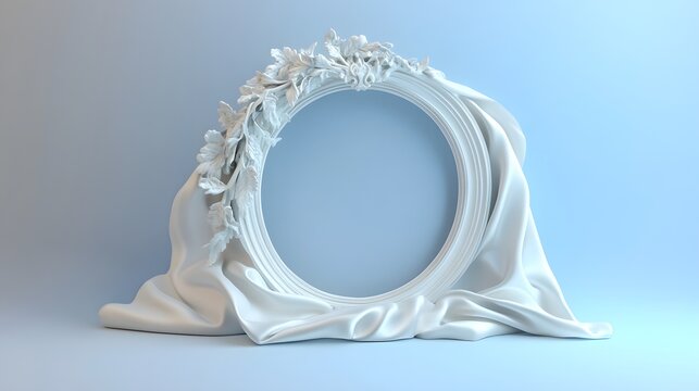 A high-detail blank product frame, with soft lighting and precise shadowing, set against a clean background, ready for customization and focus on product features.