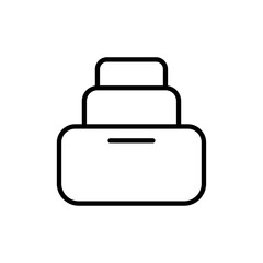 Collection icon Flat art illustration in outline