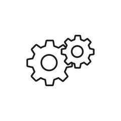 Manage icon Flat art illustration in outline