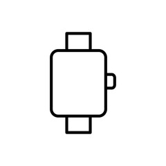 Smartwatch icon Flat art illustration in outline