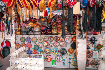 Souvenir tent at Urumqi International Grand Bazaar, Xinjiang China