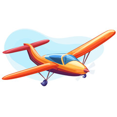 airplane isolated on white