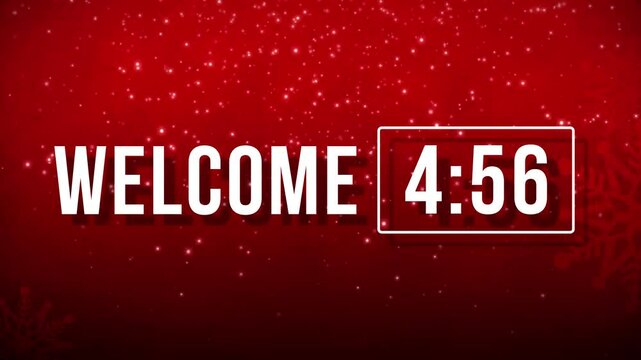 Welcome Christmas Countdown 5 minutes