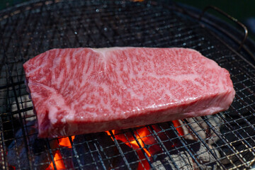 Japanese Saga beef steak