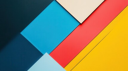 Minimalist Design with Bold Colors and Sleek Lines