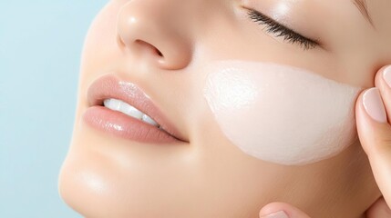 Macro shot of large pores transforming into smooth, even skin after a professional facial treatment