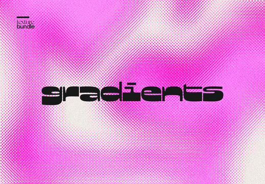 Pink Abstract Gradient Overlay Texture Bundle