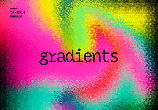 Vibrant Multicolor Gradient Overlay Texture Set