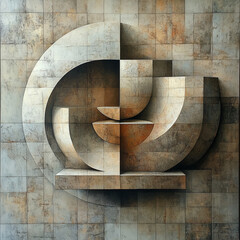 Abstract stone shape background