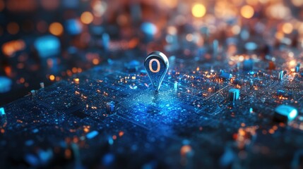 Blue pin pinpointing 2025 on a business timeline, symbolizing a significant milestone for planning and future goals.