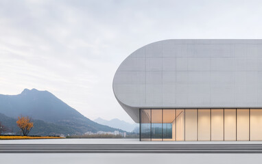  Minimalist modern architecture and spatial structure
