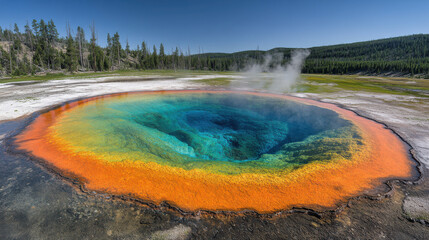 Grand Prismatic Spring, Yellowstone National Park