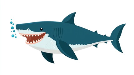 Obraz premium Cute whale shark squirting water gently, bubbles floating up, whale shark squirting water, soft and calming