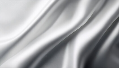 Fototapeta premium A silver-to-white abstract gradient background with a smooth texture, symbolizing purity, balance, and transition. The elegant gradient reflects simplicity, serenity, and the flow of ideas or emotions