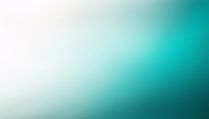 Fototapeta premium white-to-teal gradient background with a smooth, silky texture evokes calmness and balance. The soft color transition symbolizes tranquility, clarity, renewal, and creative inspiration