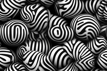 Obraz premium Simple dots and stripes seamless pattern, using clean lines and minimal shapes for a subtle, modern look