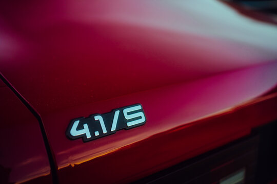 Red Chevrolet Opala 4.1. Montevideo, Uruguay 2024