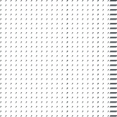 Texture with many dots and one row of lines. Objects with shadows.