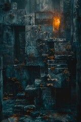 Delve into the essence of a dystopian world with a macro lens