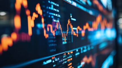 Dynamic Finance Data in High Contrast with Natural Light