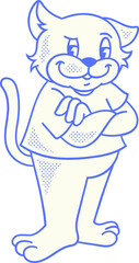Cat Animal Cartoon Illustration