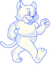 Cat Animal Cartoon Illustration