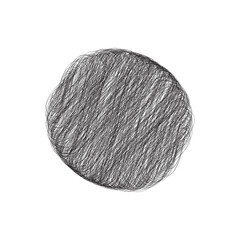 Design element. Pencil stroke. Round label. Pencil texture. Vector pencil stroke. Hand drawn.