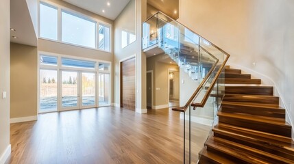 Obraz premium Modern Contemporary Home Interior with High Resolution Details