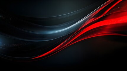 Minimalistic Dark Background with Flowing Lines