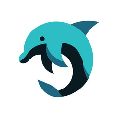 Obraz premium dolphin isolated on white