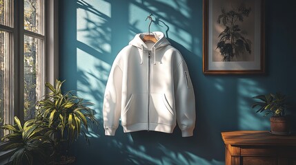 3D mockup of a plain white t-shirt displayed on a mannequin.